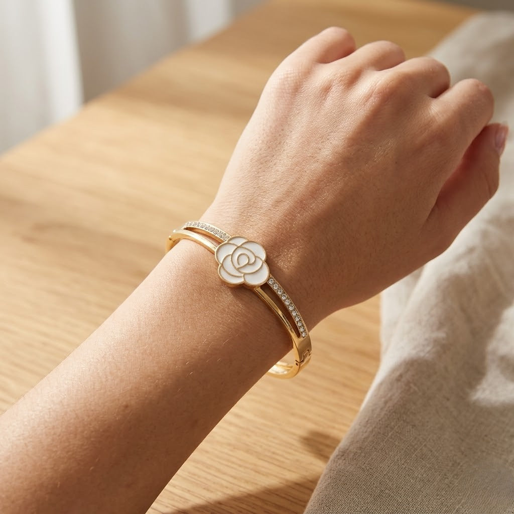 Ivory Rose Bracelet