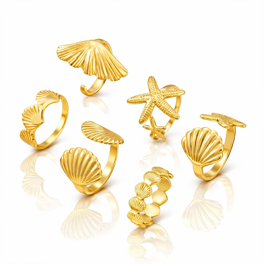 Aurelia Ocean Ring Set