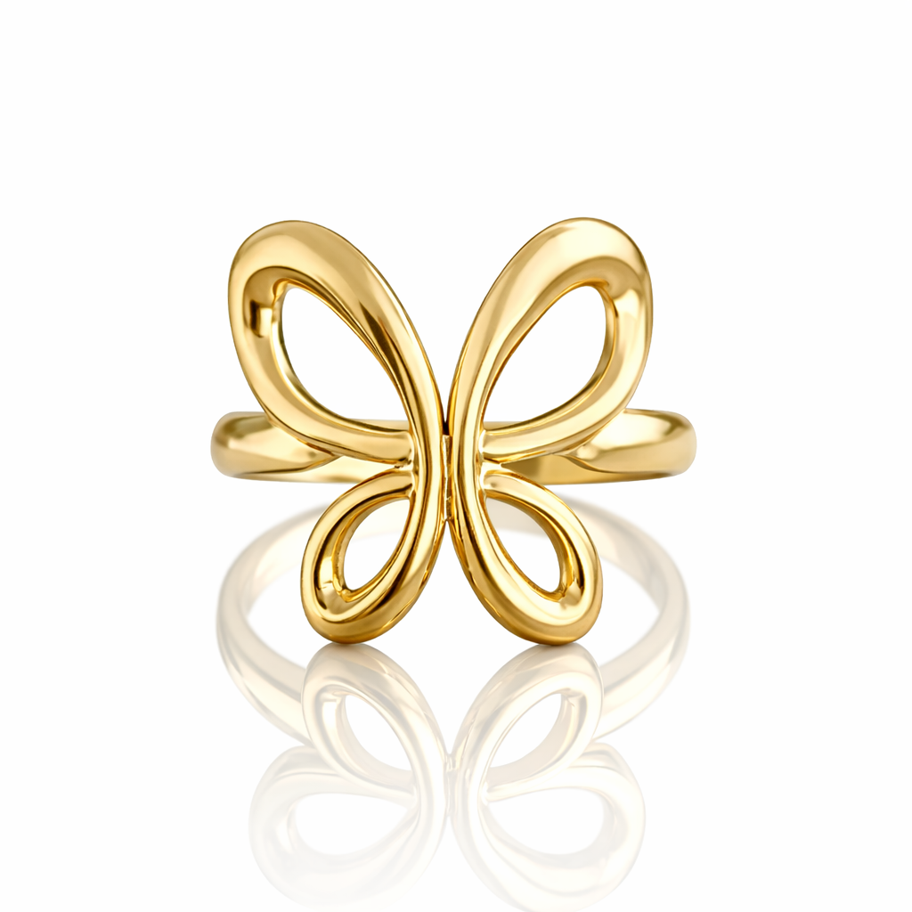 Lunovia Butterfly Ring