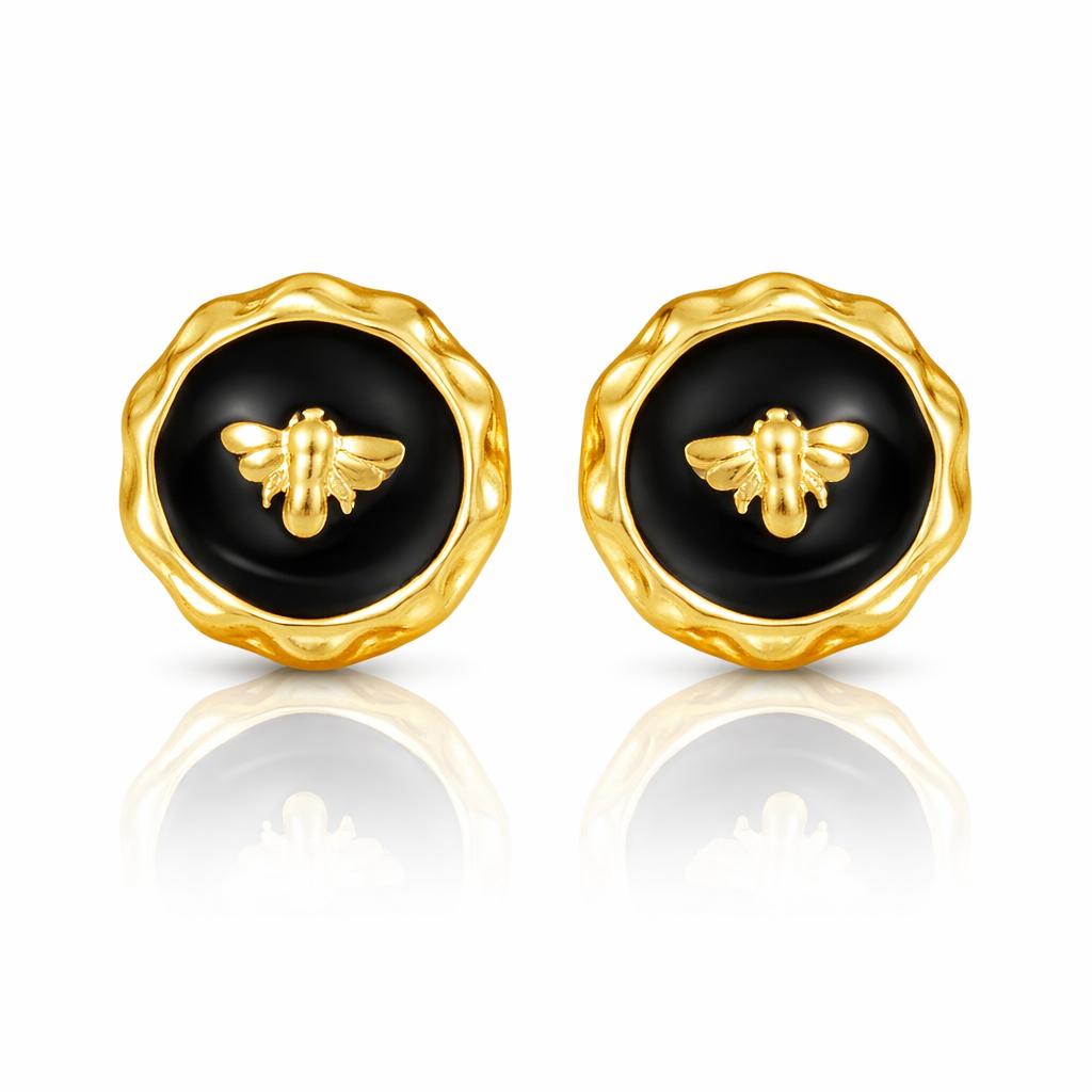 Noir Apis Studs