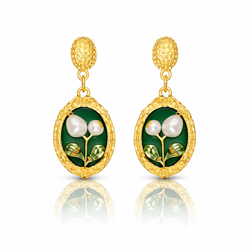 Verdant Pearl Garden Drops