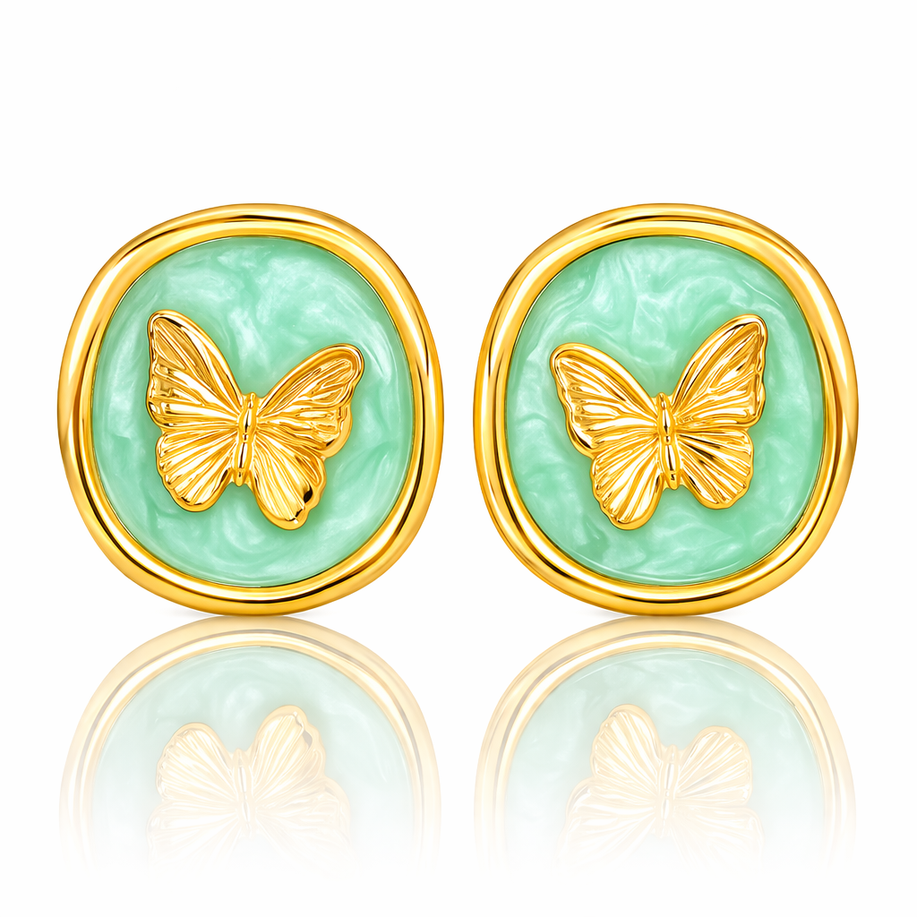 Verdelle Butterfly Studs