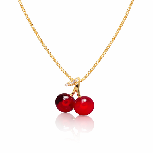 Cerise Charm Necklace