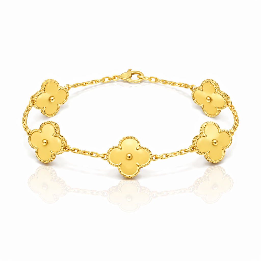 Golden Clover Bracelet