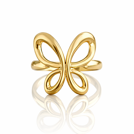 Lunovia Butterfly Ring