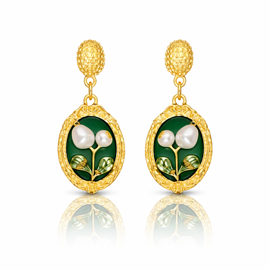 Verdant Pearl Garden Drops