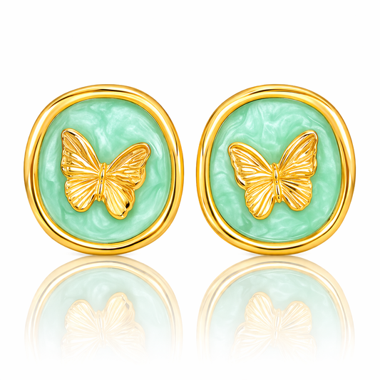 Verdelle Butterfly Studs